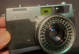 Petri 7 S 35mm Camera Vintage Circle Eye System Rangefinder F/2.8 45mm Lens work - Picture 1 of 9
