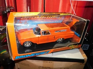 1:18 JOHNNY LIGHTNING TOM DANIEL'S BAD NEWS 2 1960 CHEVY PANEL VAN - Picture 1 of 3