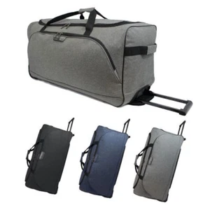 Extra Large 34" Wheeled Holdall Duffle Bag Travel Suitcase Hold Luggage 154L - Picture 1 of 36