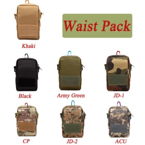 Outdoor Tactical Waist Pack Running Cell Phone Waterproof Small Utility Belt Bag - Picture 1 of 18