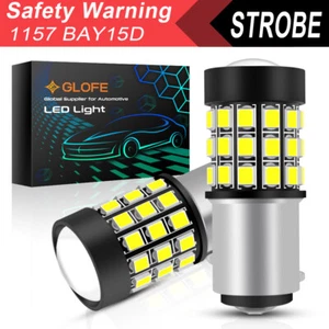 For Hyundai Elantra 2019 2020 6000K White 1157 LED Daytime Running Lights Bulbs - Picture 1 of 13