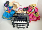 MUFFY VANDERBEAR Bal Masque Legendary Party Lot Muffy Hoppy Oatsie Piano  -MV31