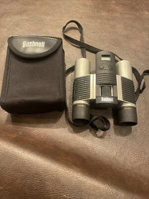 BUSHNELL Image View Binocular/Camera 10X25 Model #11-1025 w/case - Image 1 of 4