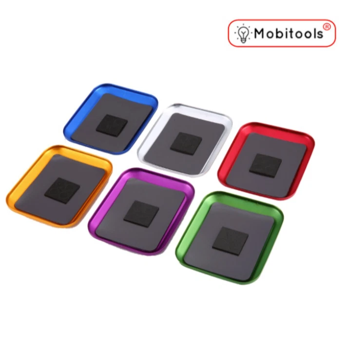 MOBITOOLS-UK Aluminium Magnetic Screw Holder Tray Mat Tool for iPhone Mobile Laptop Repair