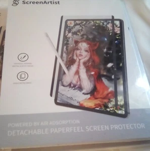 ScreenArtist Detachable Paperfeel Screen Protector for IPad PRO/AIR 10.5" - Picture 1 of 7