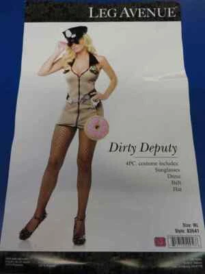 Sexy Disfraz de Halloween para Adulto Sucio Oficial de Policía Policía Sheriff Foto 1 de 2