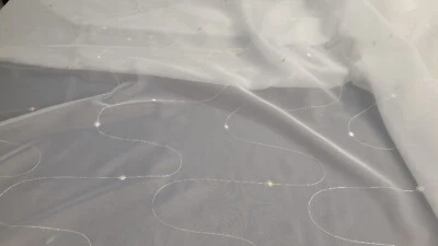 Gardinenstoff REST 290cm x 590cm Stores Gardinen Polyester Komplettstück RG-082 - Bild 1 von 4