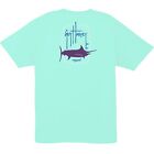 Guy Harvey Ladies S/S Boyfriend Fit Barrel Logo Fish T-Shirt..Pick Size..Mint