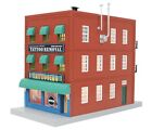 MTH 30-90566 TATTOO REMOVAL 3 STORY / FIRE ESCAPE & SIGN  O GAUGE  LIGHTED NIB