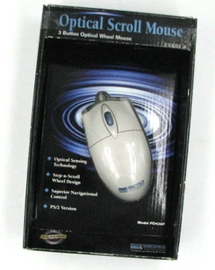 Micro Innovations PS/2 Optical Scroll Mouse Model PD430P - Picture 1 of 2