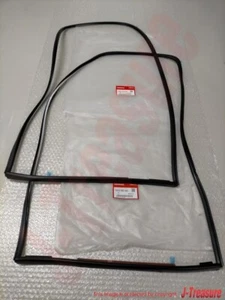 HONDA CIVIC EG 3D 92-95 Juego de sellos de moldura de ventana de cuarto trasero genuino OEM - Imagen 1 de 8
