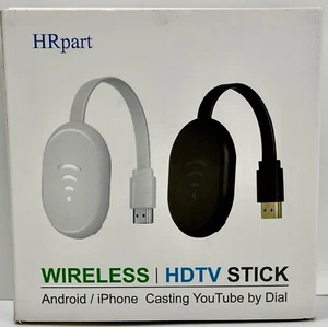 Wireless HDTV Stick HRpart HDMI Display Dongle Adattatore, HDTV Stick Adattatore TV - Foto 1 di 4