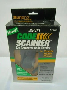 Nuevo de lote antiguo Sunpro lector de códigos de computadora para automóvil Nissan Toyota, Honda 1983-1992 EE. UU. - Imagen 1 de 7