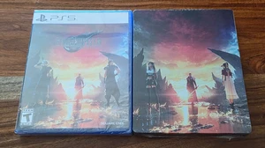 PS5 Final Fantasy VII Rebirth Game Steel Book Brand New Sealed PlayStation 5 - Picture 1 of 2