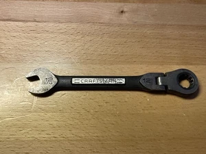 Craftsman 12mm 35380 D-AB Ratcheting Flexhead Combo Wrench - Picture 1 of 7