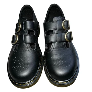 Dr Martens 8065 SMOOTH LEATHER MARY JANE SHOES Youth size 2 - Picture 1 of 7
