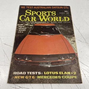 RETRO MANCAVE Magazine Advert Sports Car World 60s Fiat Vignale Bodied 124 - Picture 1 of 12