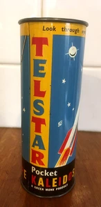 EIN ORIGINAL 60er JAHRE "TELSTAR" TINPLATE KALEIDOSKOP - SELTENES SCIENCE-FICTION SPIELZEUG - Bild 1 von 3