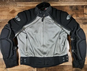 Joe Rocket Motorcycle Jacket Men Medium Gray Black Ballistic Series Armored Mesh - Bild 1 von 19