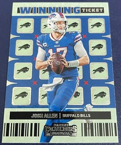 2022 Panini Contenders Football Winning Ticket Josh Allen Bills WT-JAL Mvp - Bild 1 von 2