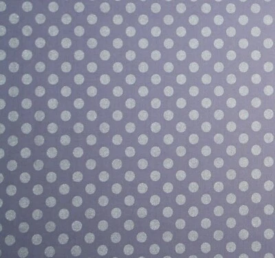 Tela de acolchado de algodón 1 yarda Robert Kaufman púrpura perlado brillo lunares Foto 1 de 2