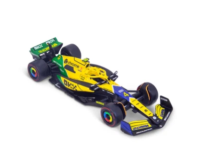 1:43 Bburago B18-38214NS Lando Norris Mclaren MCL38 Monako Senna (Ohne Fahrer) - Bild 1 von 3
