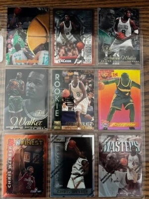 1993-94 Chris Webber Topps Finest Main Attraction - Image 1 of 2