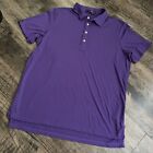 RLX Ralph Lauren Polo Golf Shirt Adult Size Xl Purple Golfer Golfing Mens