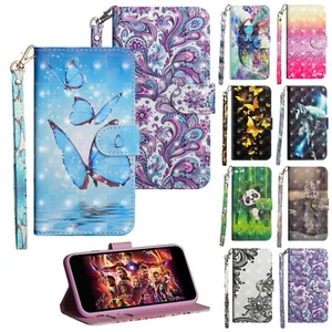 Custodia portafoglio flip card magnetica in pelle per iPhone 13/12 Pro XR XS 8 7 Plus - Foto 1 di 49