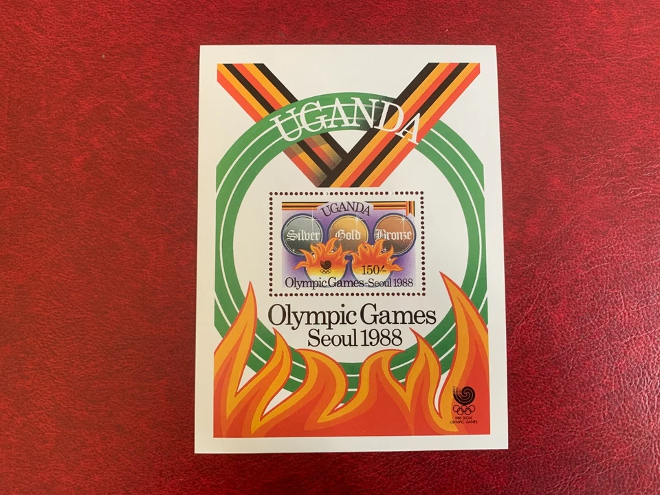 MEDALLAS UGANDA 1988 MNH OLIMPIADAS SEÚL ORO BRONCE PLATA Foto 1 de 1
