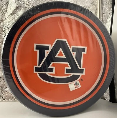 Auburn Tigers Premium Heavy Paper Plates 85 Ct Football Party 10 1/6" War Eagle - Image 1 of 4