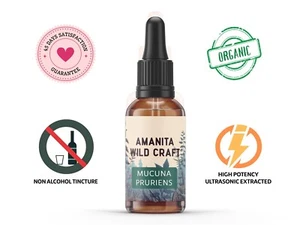Tintura Biologica di Mucuna Pruriens Analcolica 50ml | ⭐Garanzia Qualità 45 Giorni⭐ - Foto 1 di 5