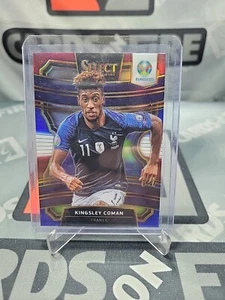 2020 PANINI SELECT EURO KINGSLEY COMAN RED WHITE BLUE PRIZM FRANCE - Picture 1 of 2