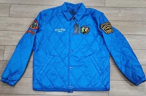 SELTEN $ 398 Polo Ralph Lauren Herren M Medium Expedition Voyager Jacke Patches gesteppt - Bild 1 von 13