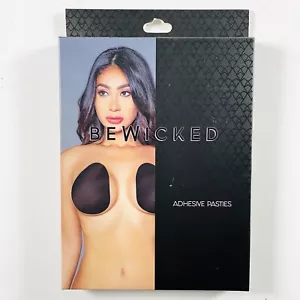 Sexy BE WICKED Adhesive Pasties Black One Size Adhesive Nipple Cover - Bild 1 von 4