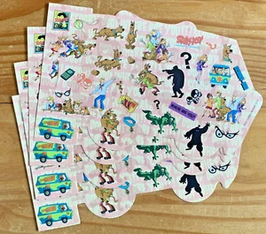 4 Blatt Scooby Doo Aufkleber! Mystery Machine 2012 Spooky Monsters Where Are You - Bild 1 von 1