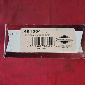 Original Briggs & Stratton 491384 Luftreiniger Patronenfilter - Bild 1 von 3