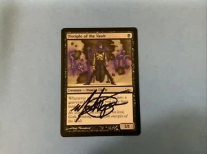 MTG Magic Disciple of the Vault Signed Sketched Proof x1 Mirrodin MRD Thompson - Picture 1 of 2