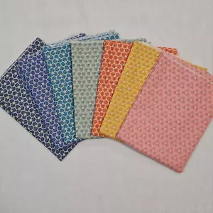 Stoff Baumwolle Patchwork basteln Riad 7 Farben Quilt nähen - Bild 1 von 2