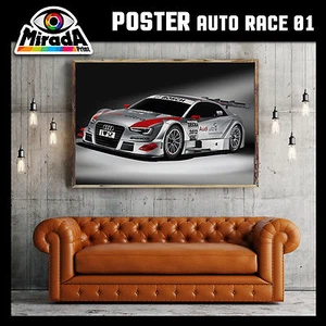 Poster Auto Race Car Drift Race Velocita' Pilot Rally Autodromo - Imagen 1 de 1