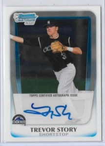 2011 Topps Bowman Chrome #BCAP-TS Trevor Story Autograph - Picture 1 of 2