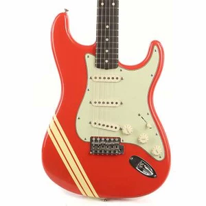 Fender Custom Shop 1960 Stratocaster Schrank Classic Fiesta rot Rennstreifen - Bild 1 von 10