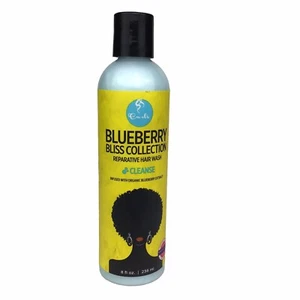 Ricci Riparativo Capelli Lavaggio Pulizia Mirtillo Bliss Capelli Ricci e Ondulati 8 oz Shampoo - Foto 1 di 2