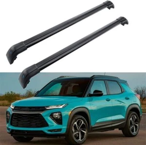 2Pcs Fits for Chevrolet Chevy Trailblazer 2021 Roof Rail Rack Cross Bar Crossbar - Picture 1 of 9