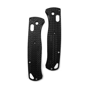 1 Pair Brushed Aluminium Alloy Scales Stripes For Benchmade Bugout 535