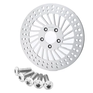 11.8" Front Right Brake Rotor & Bolts Fit For Harley Road King Glide 2008-2023 - Picture 1 of 7