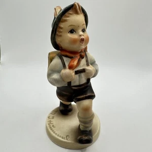 Vintage  1950's HUMMEL GOEBEL "SCHOOL BOY" FIGURINE #82 2/0 TMK2  Vivid Colors! - Picture 1 of 11