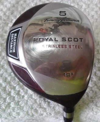 TOMMY ARMOUR SILVER SCOT MAXIMUM DISTANCE 5 WOOD 19* - ROYAL SCOT GRAPHITE SHAFT - Image 1 of 4