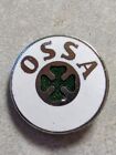 Vintage 80s OSSA MOTORCYCLE METAL PIN BADGE Purchased Around 1986