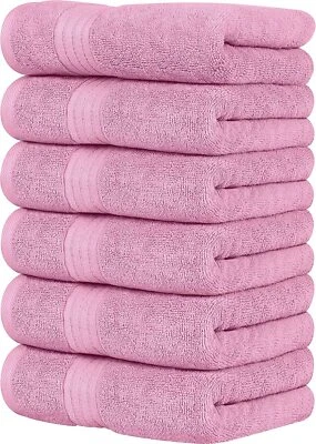 6 Piece Premium Hand Towels Set (16 x 28 inches) 100% Cotton Utopia Towels - Image 1 of 4